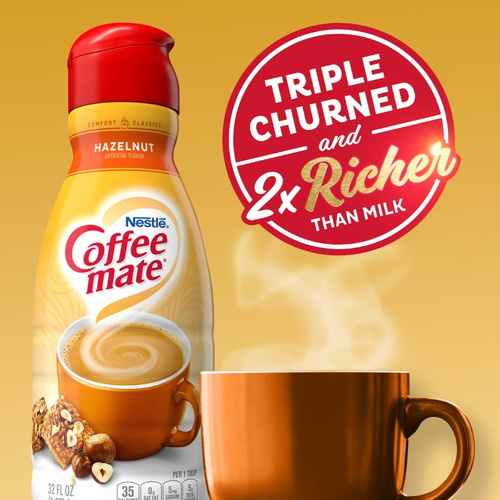 Coffee Mate Sabor Hazelnut Crema Liquida 946 Ml