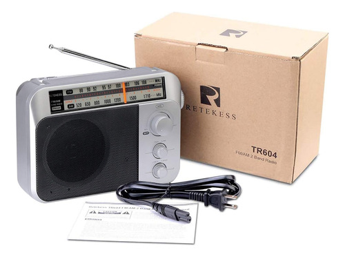 Retekess Tr604 Am Fm Radio Transistor Portátil Radio Analógi