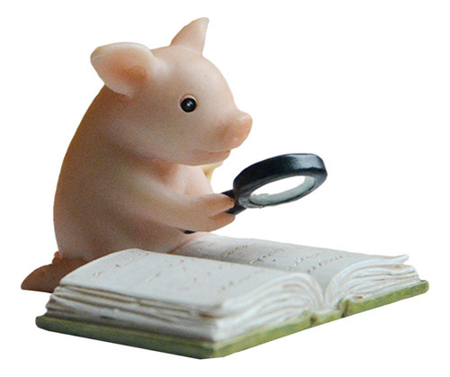 Escultura De Figura De Cerdo En Miniatura Para Decoración De
