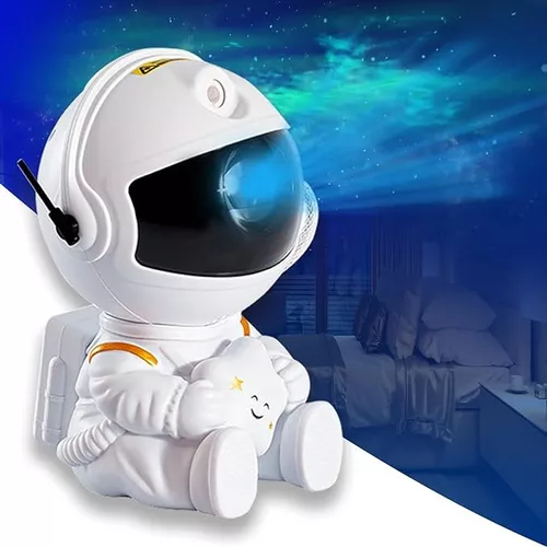Proyector de Galaxia Astronauta Blanco Pequeño con Estrella – Proyector  Astronauta