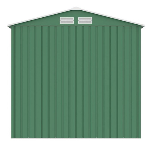Deposito De Jardin Acero Galvanizado 213x127x205cm Importado Verde