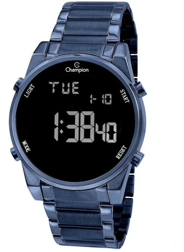 Relógio Champion Ch40071a Digital Feminino Azul