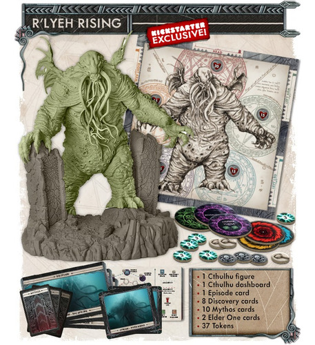 Cmon Cthulhu Death May Die R'lyeh Rising Kickstarter