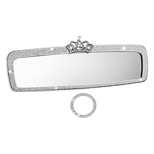 Cubierta De Espejo Retrovisor Qwlwbu Bling Rhinestone, Visió