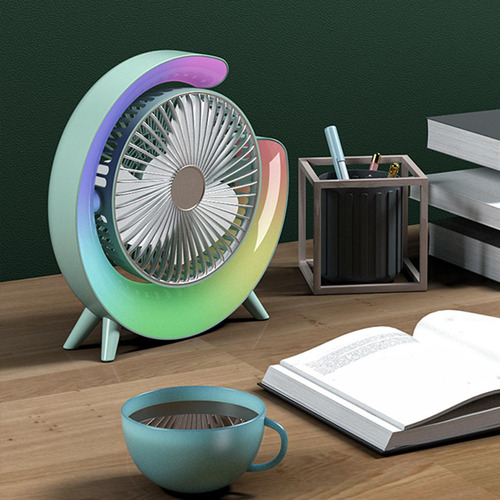 Mini Ventilador Mesa Escritorio Con Inclinación Ajusta