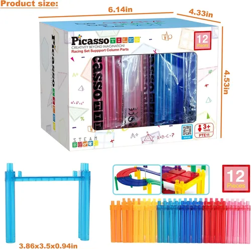 Picassotiles Soporte Columna Expansión Pack De Soportes P...