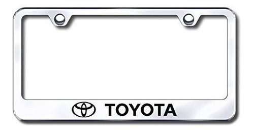 Auto Frame Oro Lftoyec Toyota Grabado Chr.