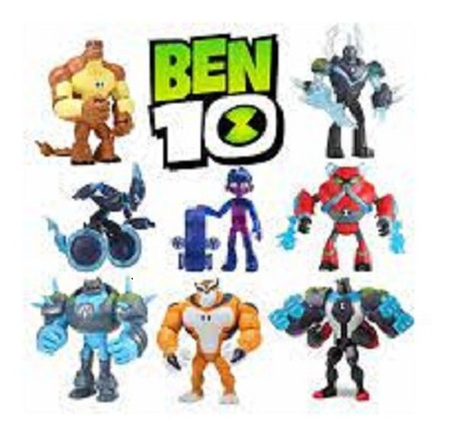 Muñecos Ben 10  Figura Juguetes Alturas Entre 12 Cm . 15 Cms