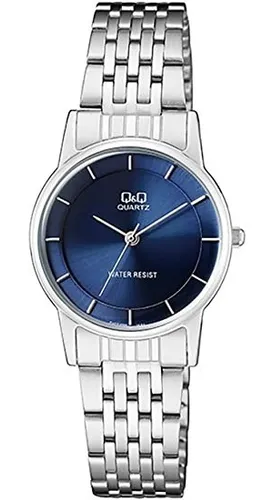 Reloj Q q Dama Plateado 100 Original Qa57j202y Relojesymas Color