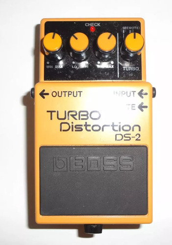 Pedal De Efecto Boss Turbo Distortion Ds-2 Naranja
