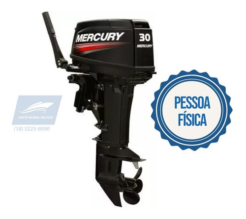 Motor De Popa Mercury 30 Hp 2t 0km Novo 2024 Pf