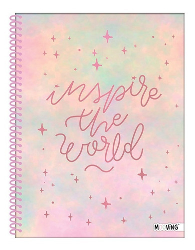 Cuaderno Mooving Universitario Rayado Golden Rose