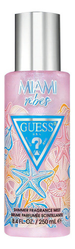 Body Mist Guess Miami Vibes Shimmer 250ml Mujer-100%original Volumen De La Unidad 250 Ml