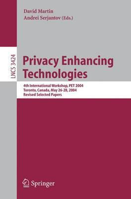 Libro Privacy Enhancing Technologies : 4th International ...