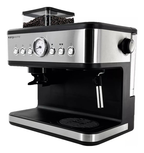 Cafetera Espresso Barista Kanji Kjh- Cfe1000sl 20 Bares Color Acero