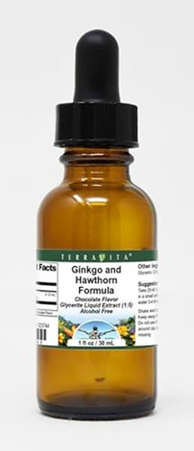 Terravita Extracto Ginkgo Y Espino Sabor Chocolate 1oz X2