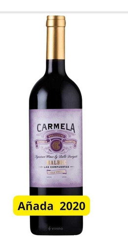 Vino Carmela Malbec Durigutti 1 Bot X 750cc