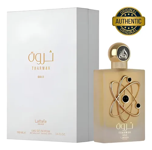Perfume Feminino Árabe Tharwah Gold - Lattafa Pride - Eau