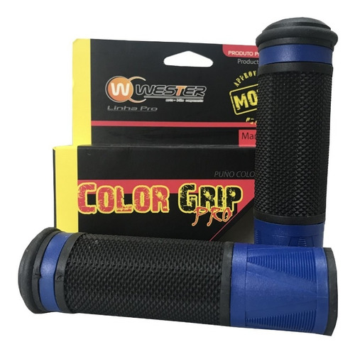 Manopla Esportiva Rosa Moto Color Grip Cg Titan Ybr Twister