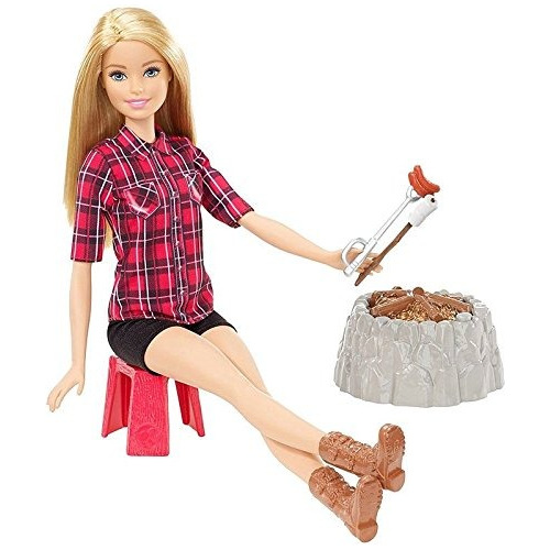 Barbie Sis Campfire Doll, Rubia
