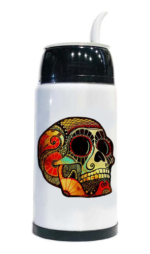 Mate Listo Termo Autocebante Calavera Ar405