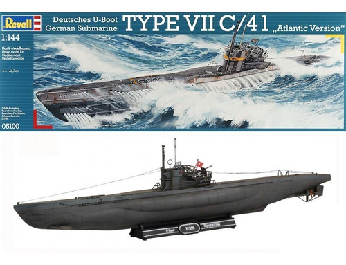 Submarino Alemán Type Vii C/41 - 1/144 Revell 05100