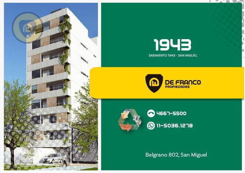 Imagen 8 de 8 de Venta - Departamento Monoambiente En Edificio A Estrenar - San Miguel Centro -