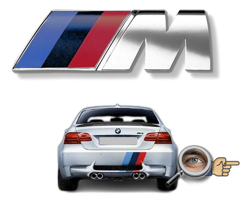 Insignia M.motorsport Para Bmw Oem 7.3 X 2.7cm  Tuningchrome