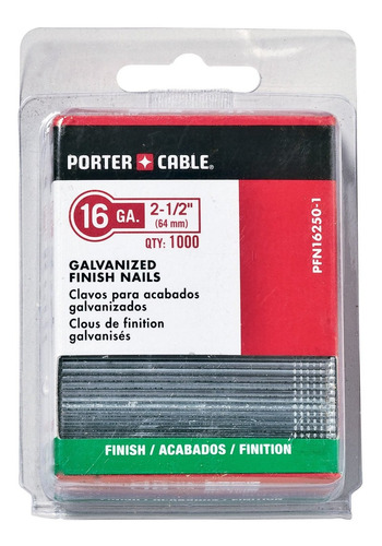 Porter-cable Pfn  -inch Acabado Clavo Calibre -pack