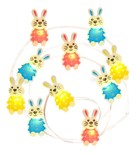 J Easter Lights, Cadena De Luces Decorativas Con Forma De Co