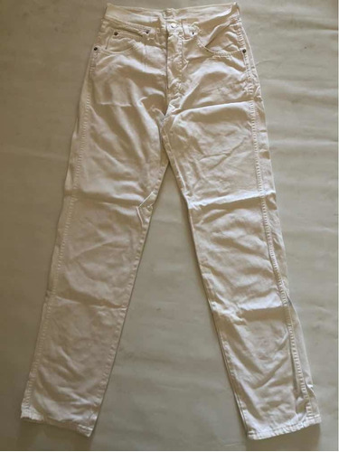 Pantalon Jean Wrangler Talle 28 Blanco