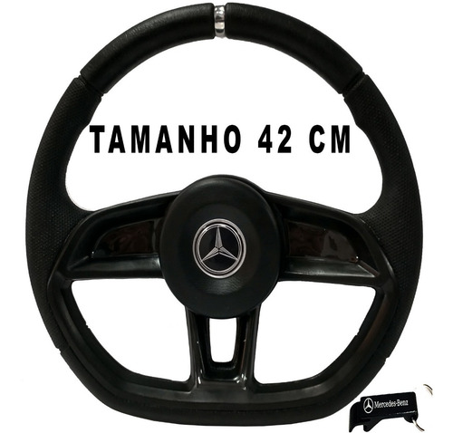 Volante De Caminhão Mb Mercedes Benz Mb 2831 Gti Black 42cm