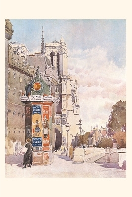 Libro Vintage Journal Painting Of Poster Kiosk - Found Im...