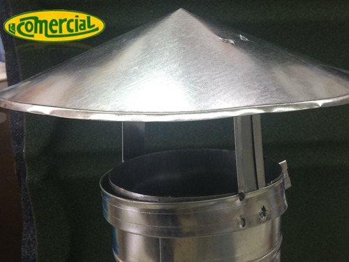 Sombrero Galvanizado 120mm Salamandra Quematuti