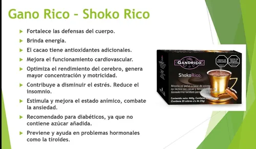 Gano Rico Shoko Rico+ganoderma