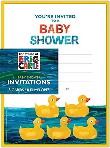 The World Of Eric Carletm Bebé Shower Invitations 6187b