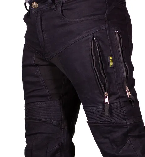 Pantalón De Moto Blb Sturgis Mujer Negro Protección Kevlar