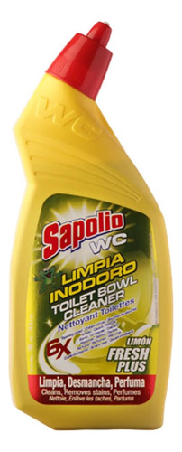 Limpia Inodoro Sapolio 500ml Limon Fresh Plus