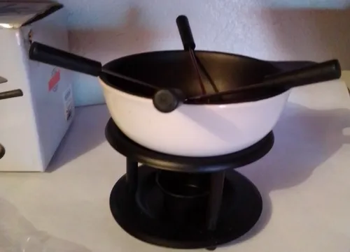 Set De Fondue Con 4 Tenedores