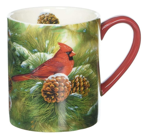 Lang Diciembre Amanecer Cardenal 14 Oz. Taza De Rosemary 1