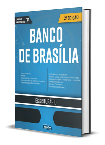 Apostila Escriturário Banco De Brasília Brb - Ed. Alfacon