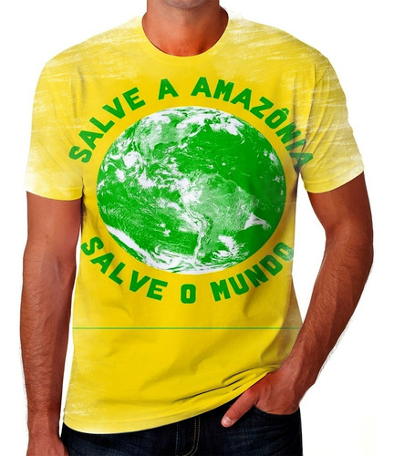 Camisa Camiseta Amazônia Mata Natureza Selva Brasil Br 1