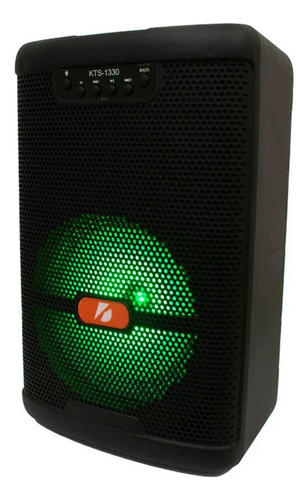 Parlante Karaoke Kts-1330 Micrófono Inalámbrico Bluetooh Led