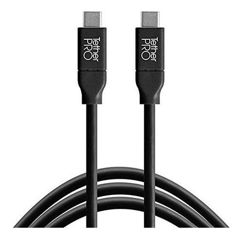 Kit Herramienta Tetherpro Usb-c A Usb-c 15 '(4,6 M), Negro