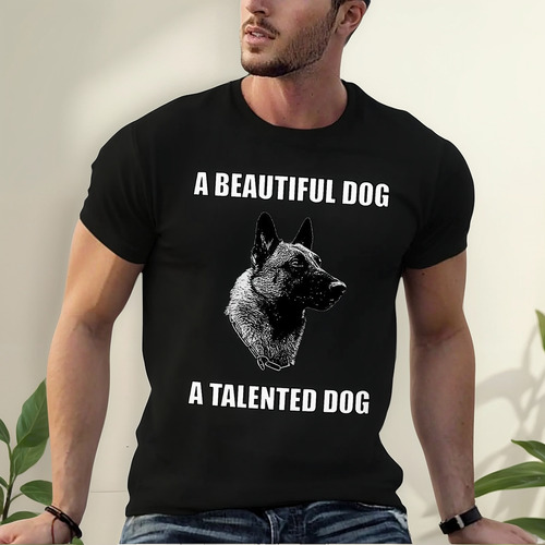 Playera Con Un Hermoso Perro Un Perro Talentoso Playera