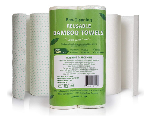 Bamboo Reusable Paper Towels - Bamboo Unpaper Towels - ...