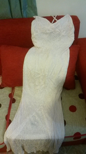 Vestido De Hilo De Seda Largo Y Tapado Haciendo Juego