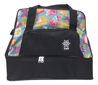Imagen 2 de 9 de Bolso Cajon P/patin Artistico Estampado (opc Personalizable)