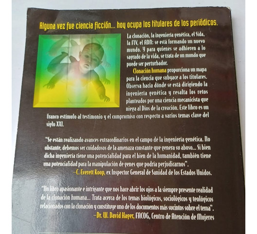 Clonación Humana -bioética- Lane P. Lester- J.c. Hefley