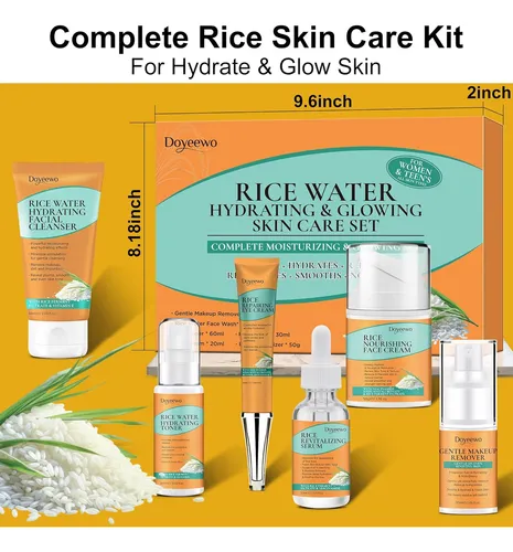 Kit De Cuidado De La Piel Para Hidratar, Iluminar Doyeewo